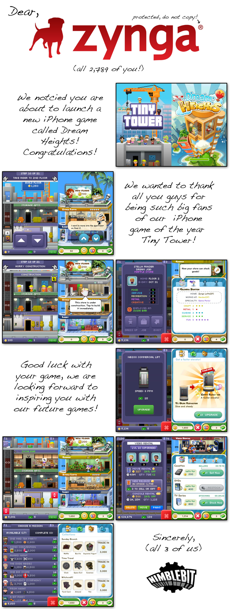 Illustration for article titled Zynga Totally Rips Off Tiny Tower